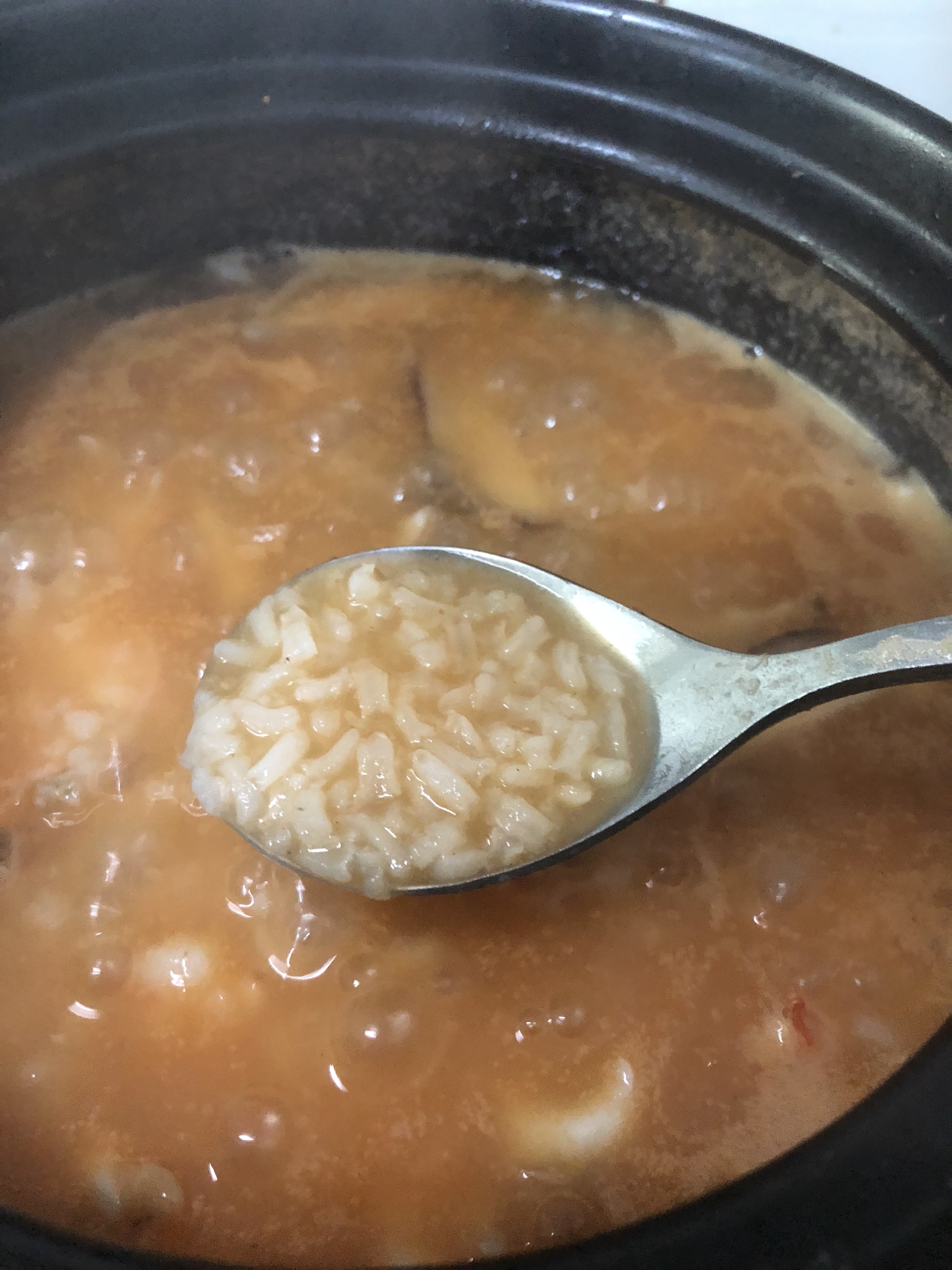 砂锅海鲜粥的做法 步骤5