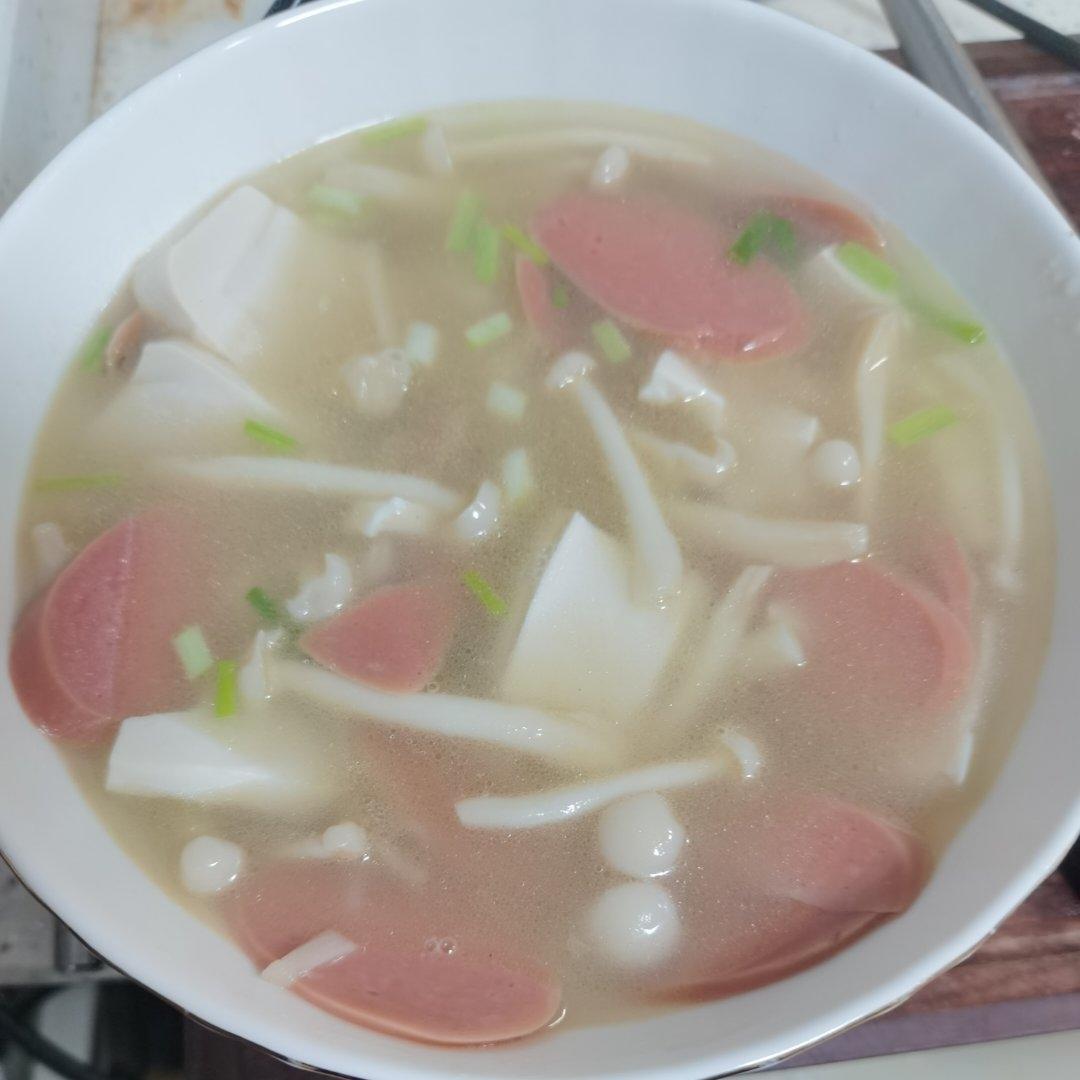 豆腐菌菇汤
