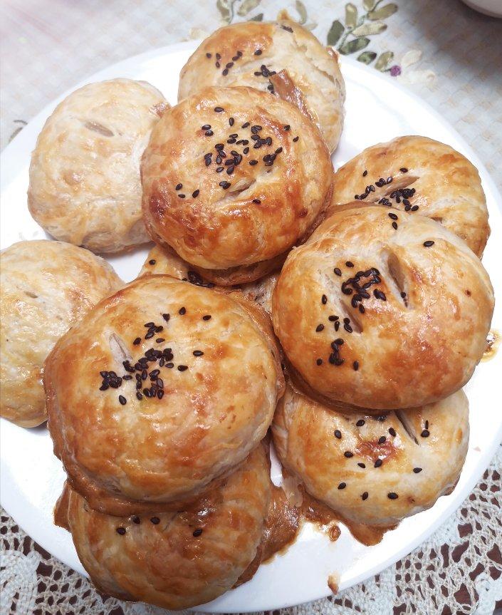 简单的香肠可颂，手抓饼卷香肠