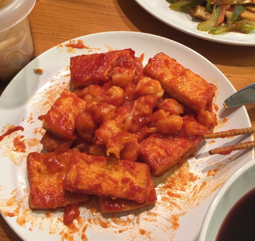 鲜虾番茄豆腐