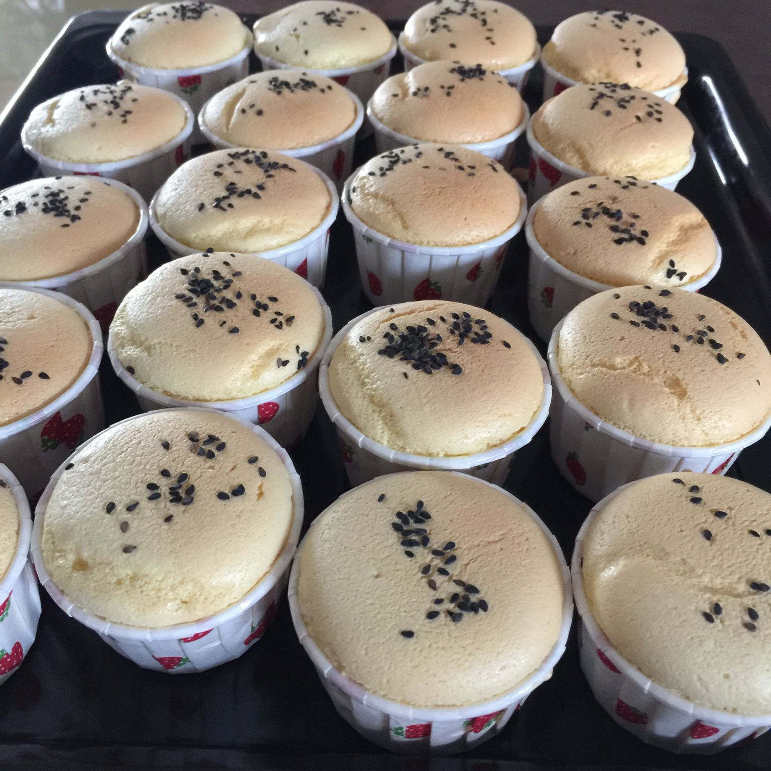 超详细8寸戚风蛋糕