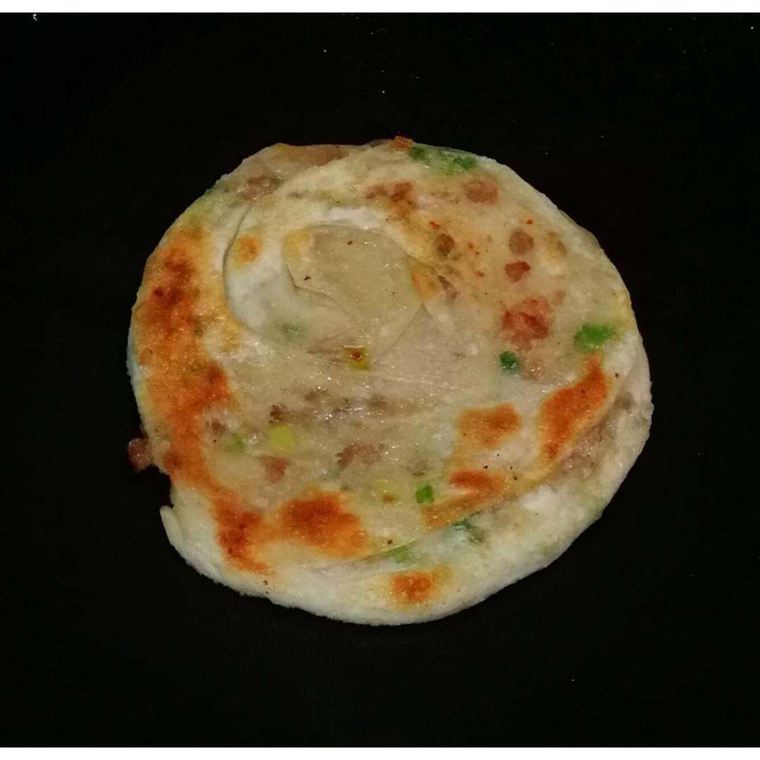 饺子皮葱油饼