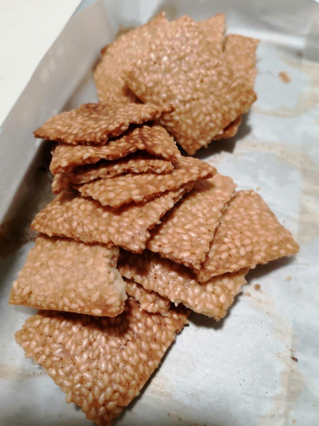 蛋清/蛋白消耗——芝麻瓦片（芝麻薄饼），从今天开始操心怎么消耗蛋黄吧ಠ_ಠ