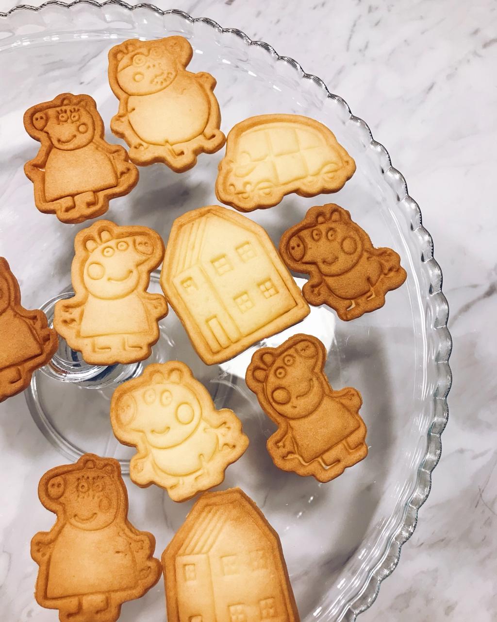 dacai大菜做的卡通黄油饼干