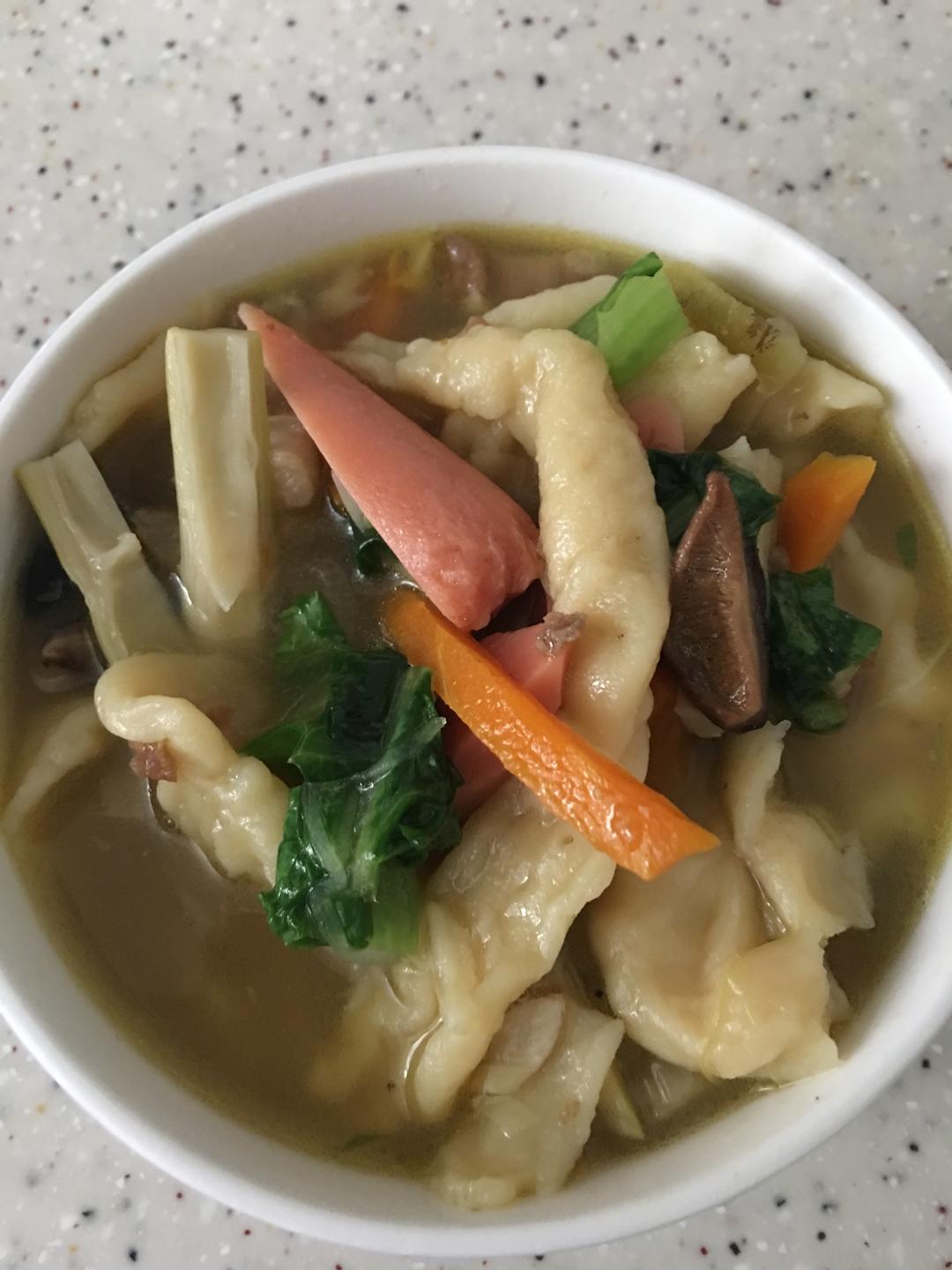 家常麦虾汤的做法