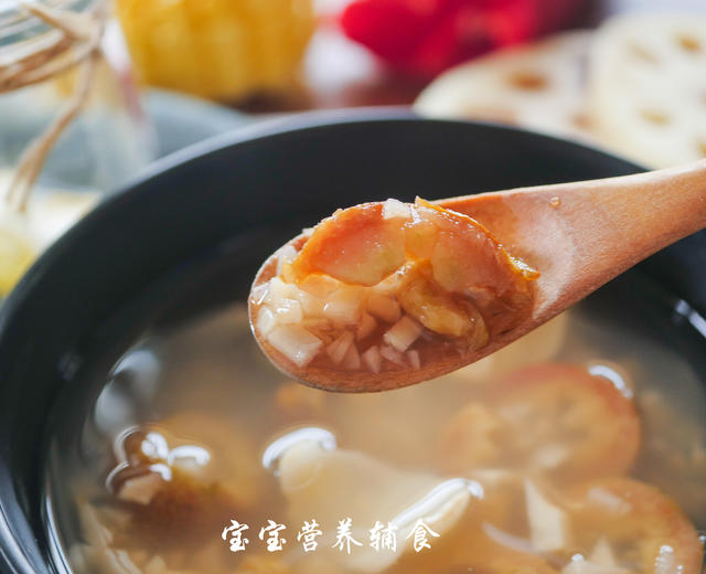 宝宝辅食-山楂莲藕百合汤的做法