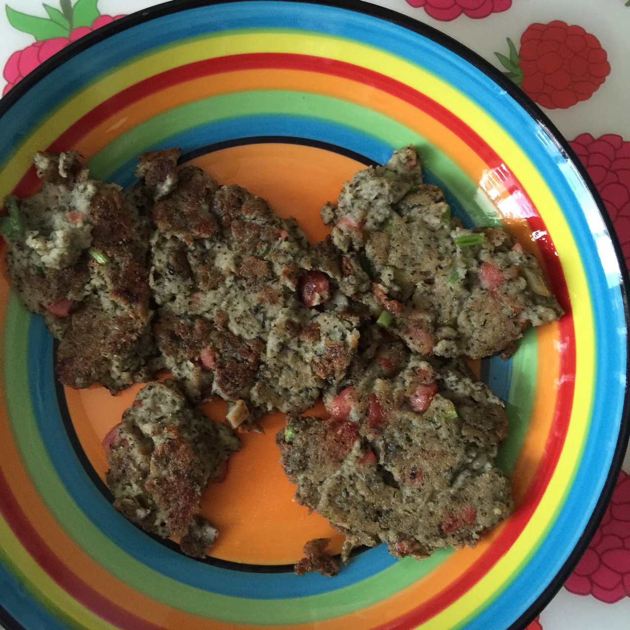 黑豆浆+葱花豆渣饼