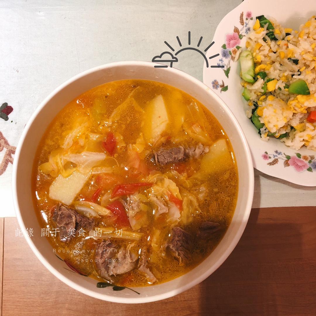 番茄牛肉汤
