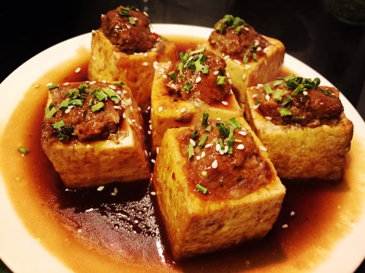 客家煎酿豆腐