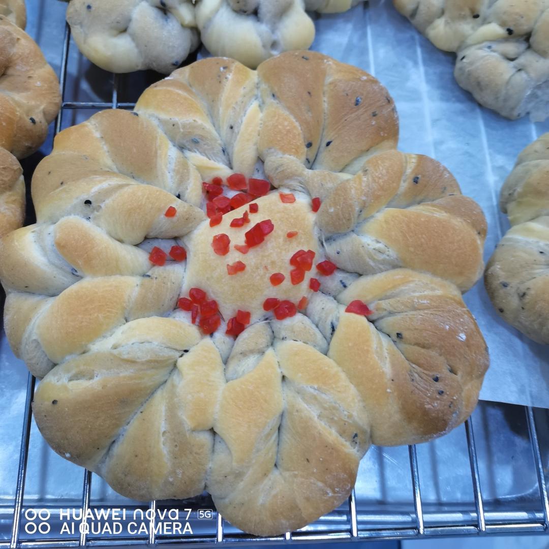冬至的雪花❄️｜雪花面包