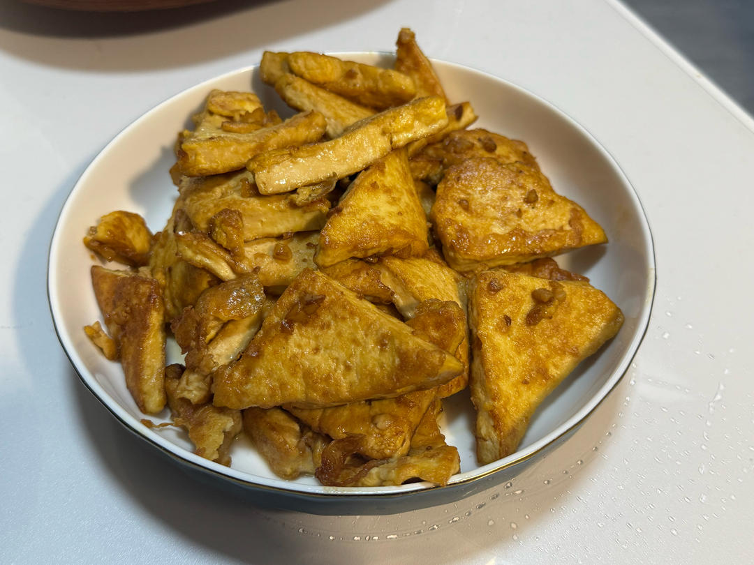 焖煎豆腐