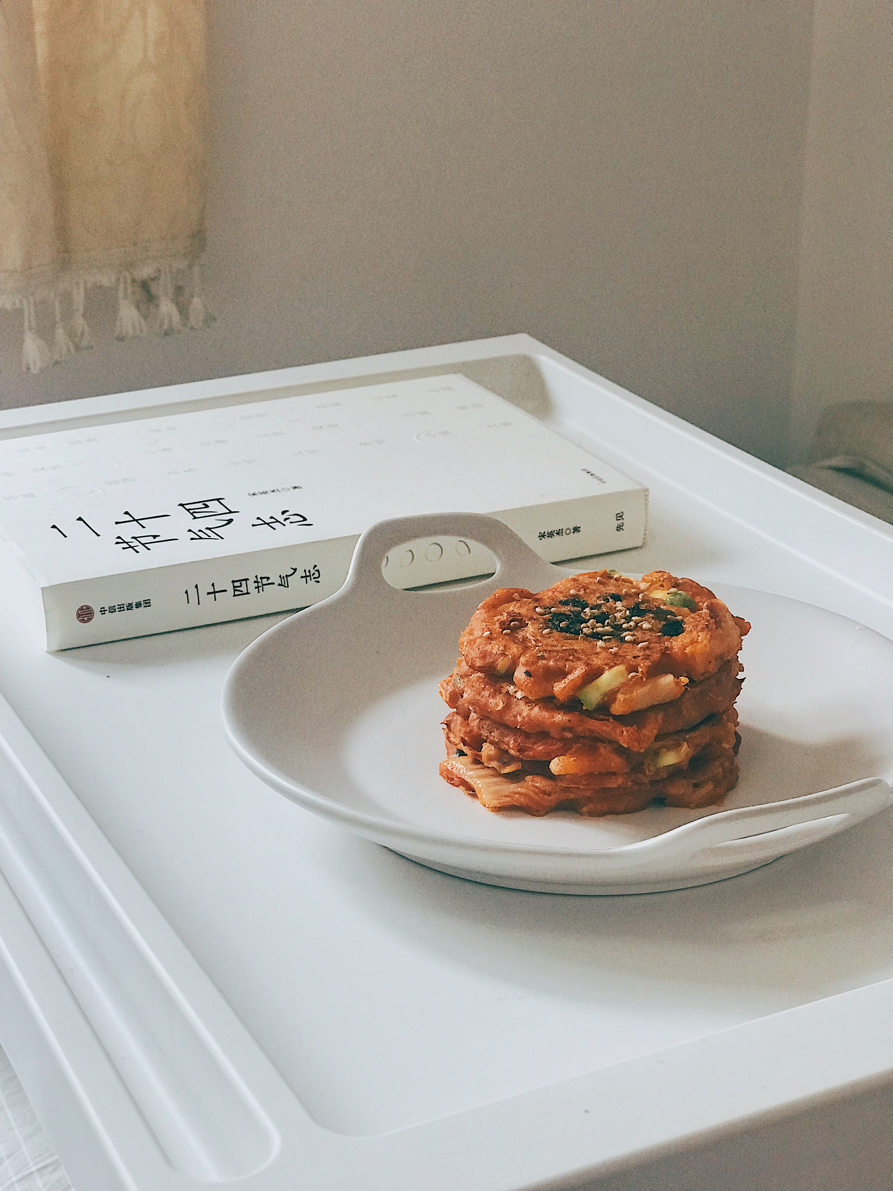 【韩食记】低脂开胃的金枪鱼泡菜饼 참치김치전（和米酒最配哦）的做法
