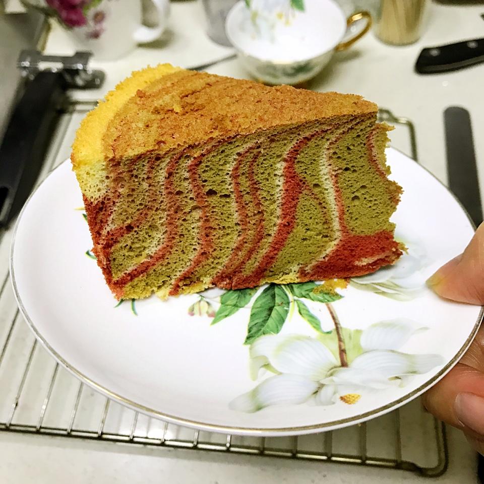 “老公”炫彩戚风蛋糕