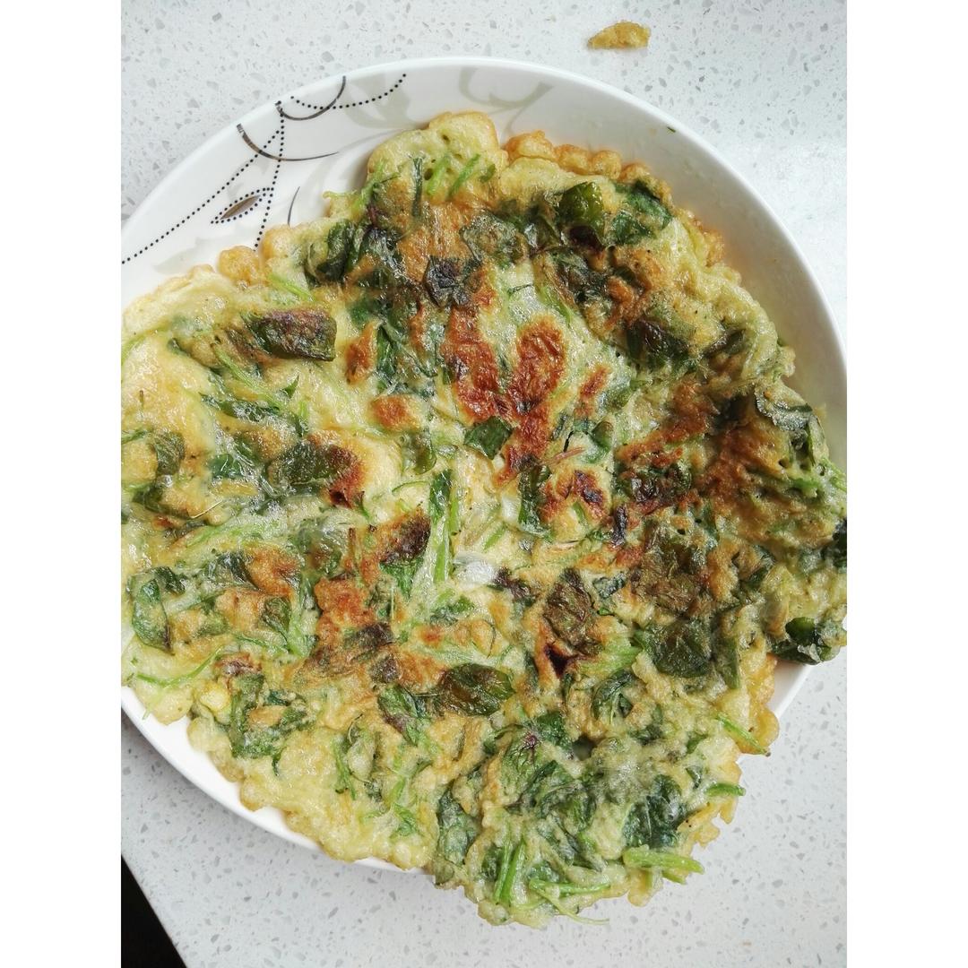 苋菜蛋饼