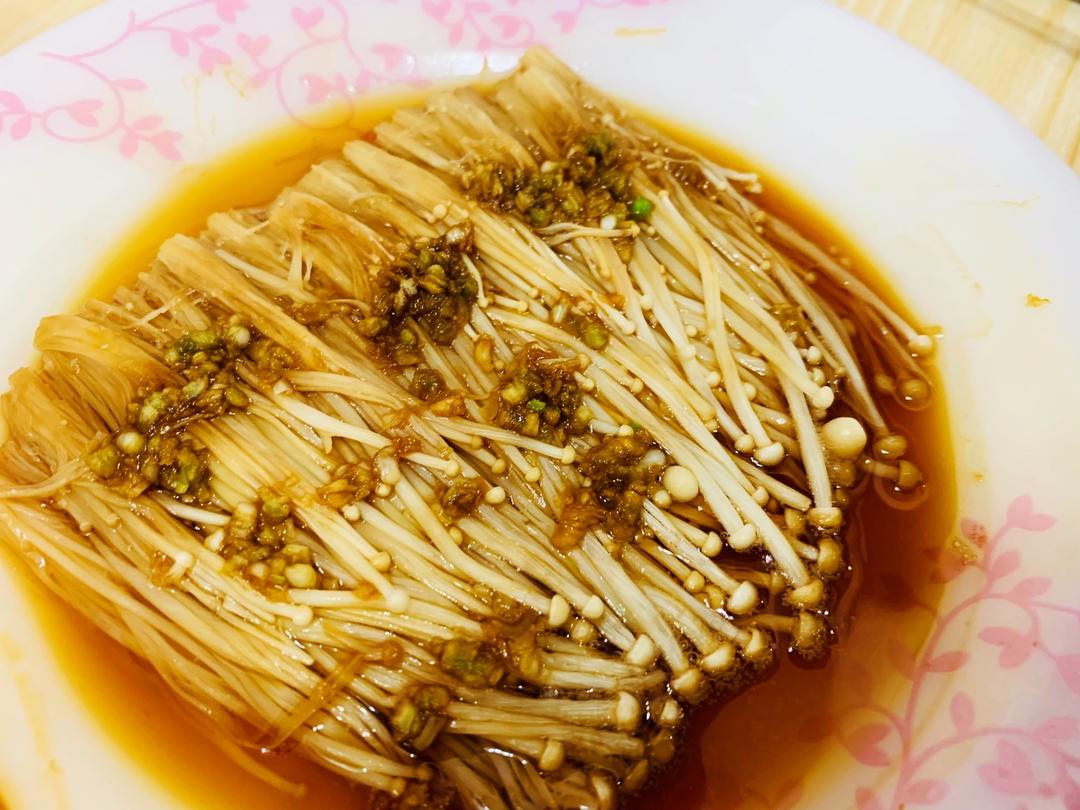 微波炉金针菇