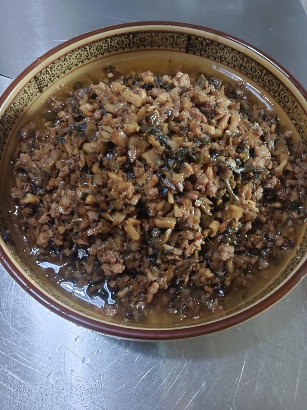 万能笋干鲜肉梅菜馅，太好吃了吧~