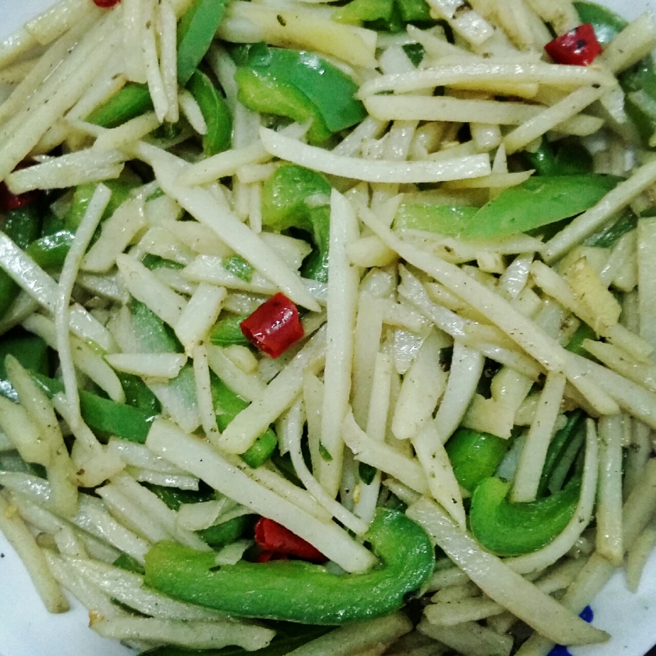 青椒土豆丝