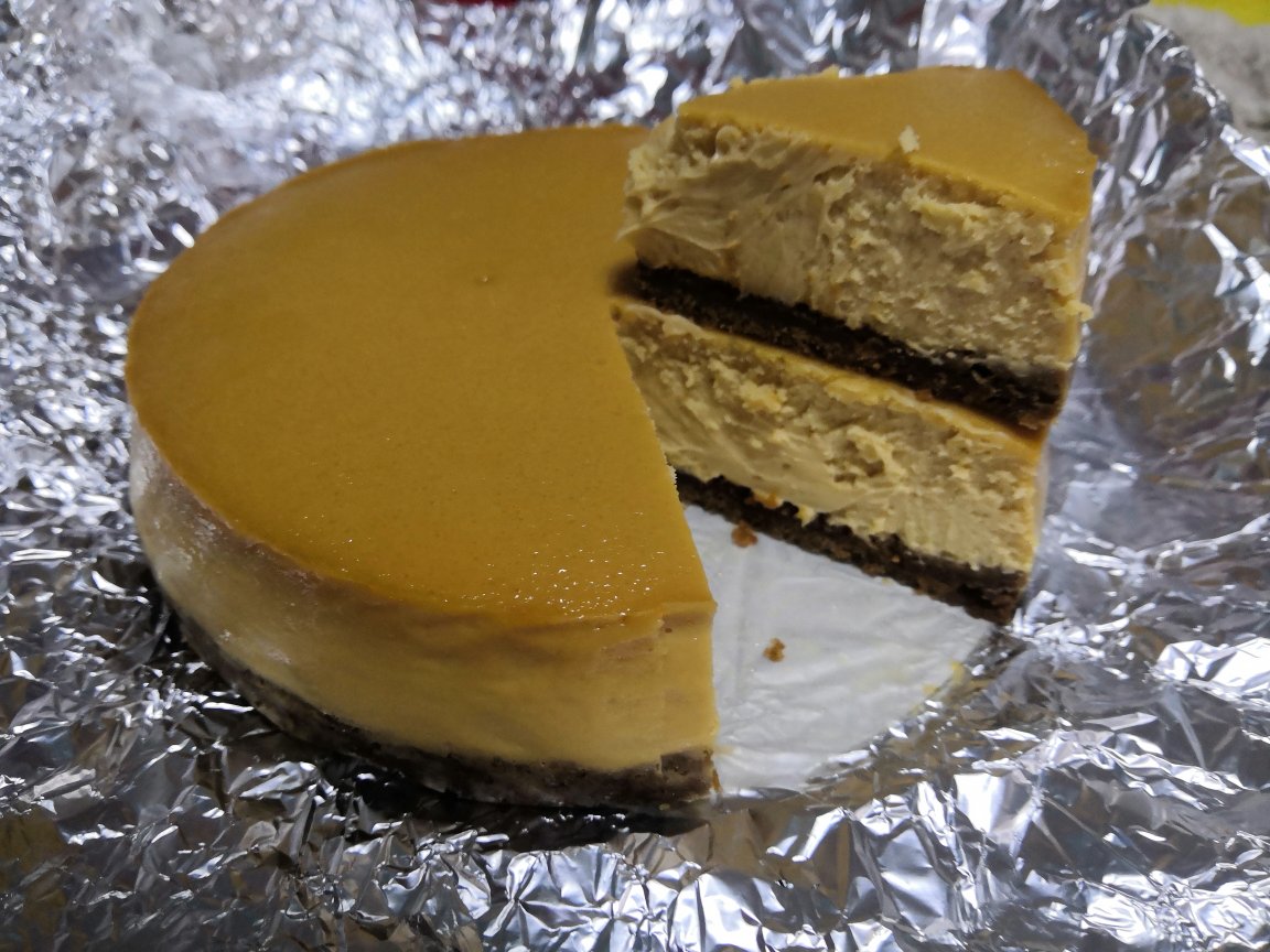 韩国大热的莲花饼干焦糖芝士蛋糕(Lotus Caramel Cheesecake)