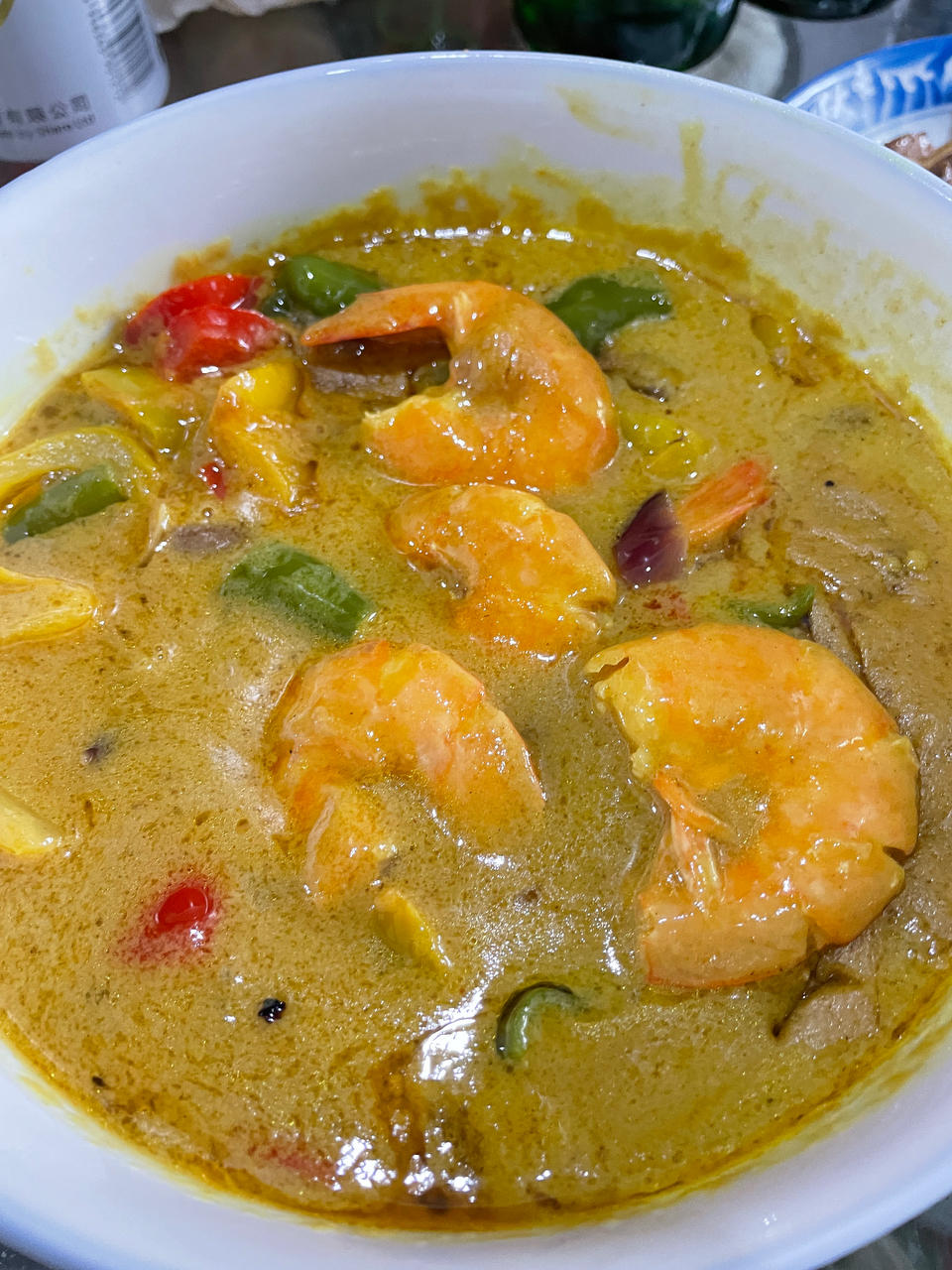 泰式咖喱虾