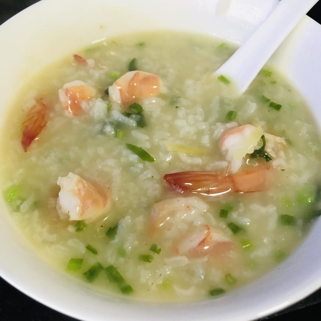鲜虾砂锅粥