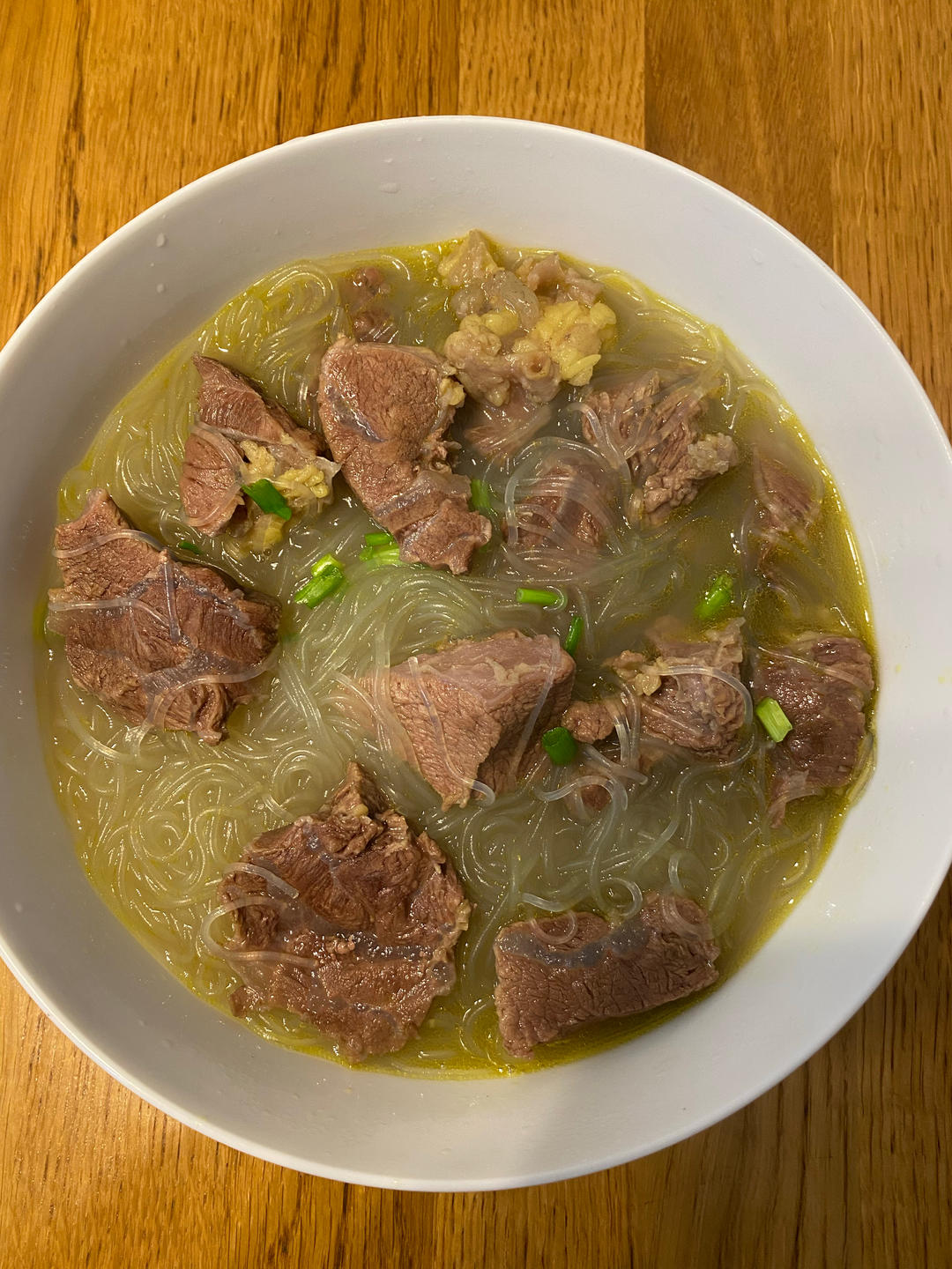 咖喱牛肉粉丝汤