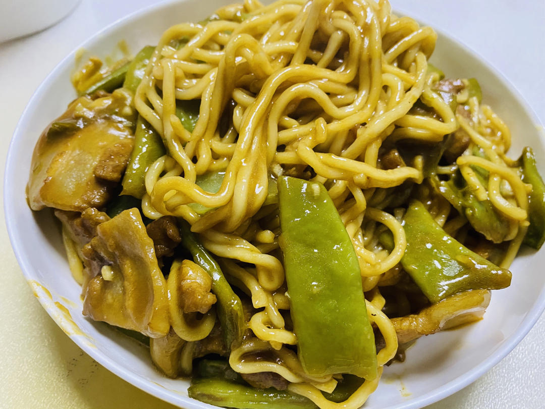 豆角焖面