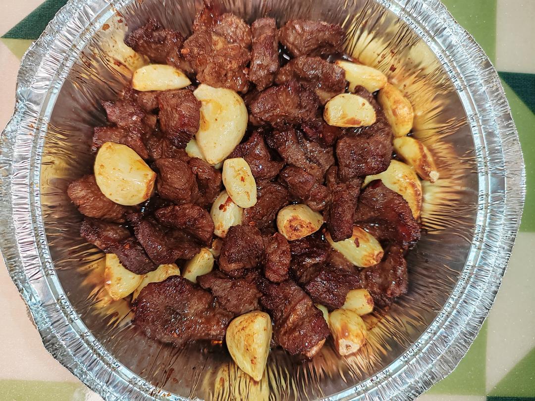 蒜烤牛肉（零失败空气炸锅版）--年夜饭菜品
