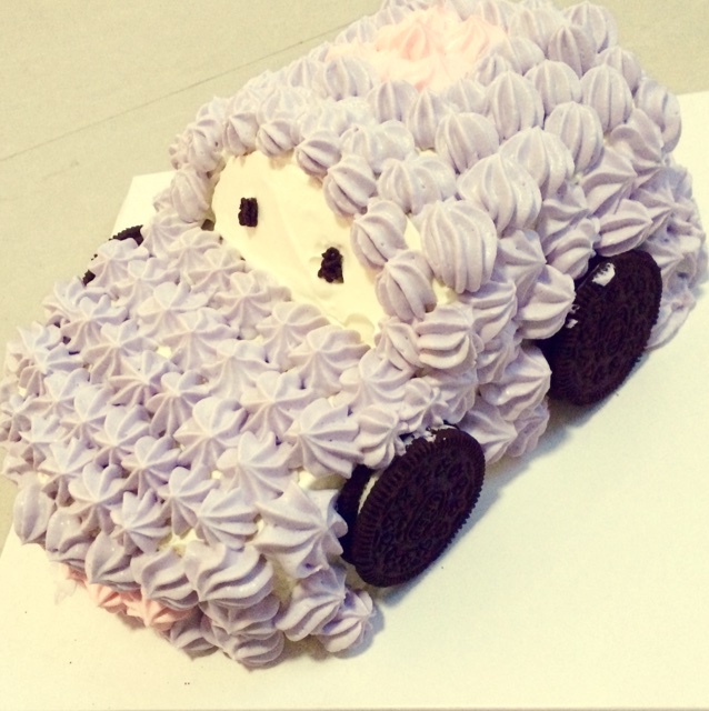 【小汽车奶油蛋糕拼装详解】