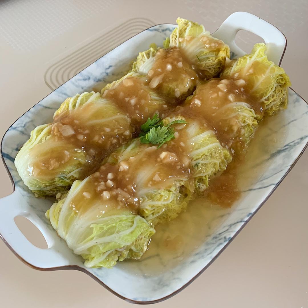 娃娃菜包肉