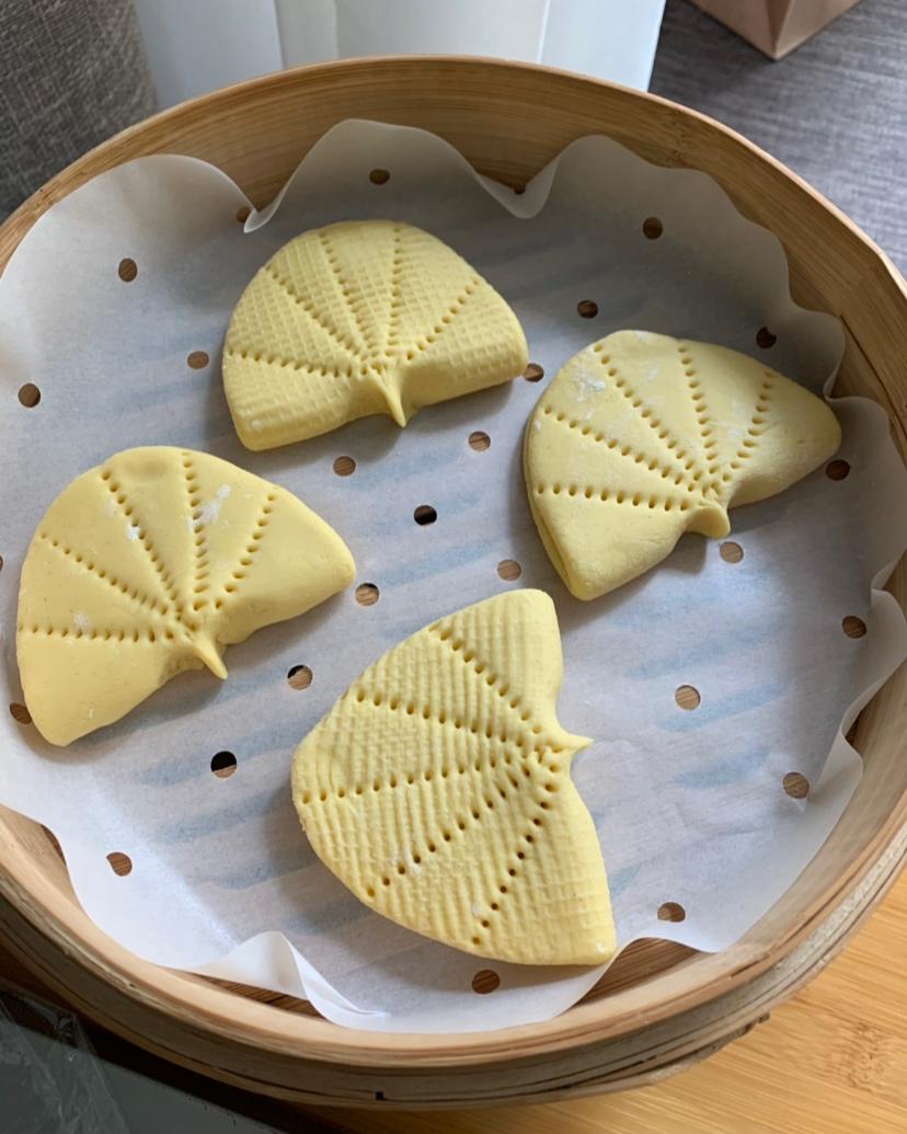 玉米粉荷叶饼(一次发酵)