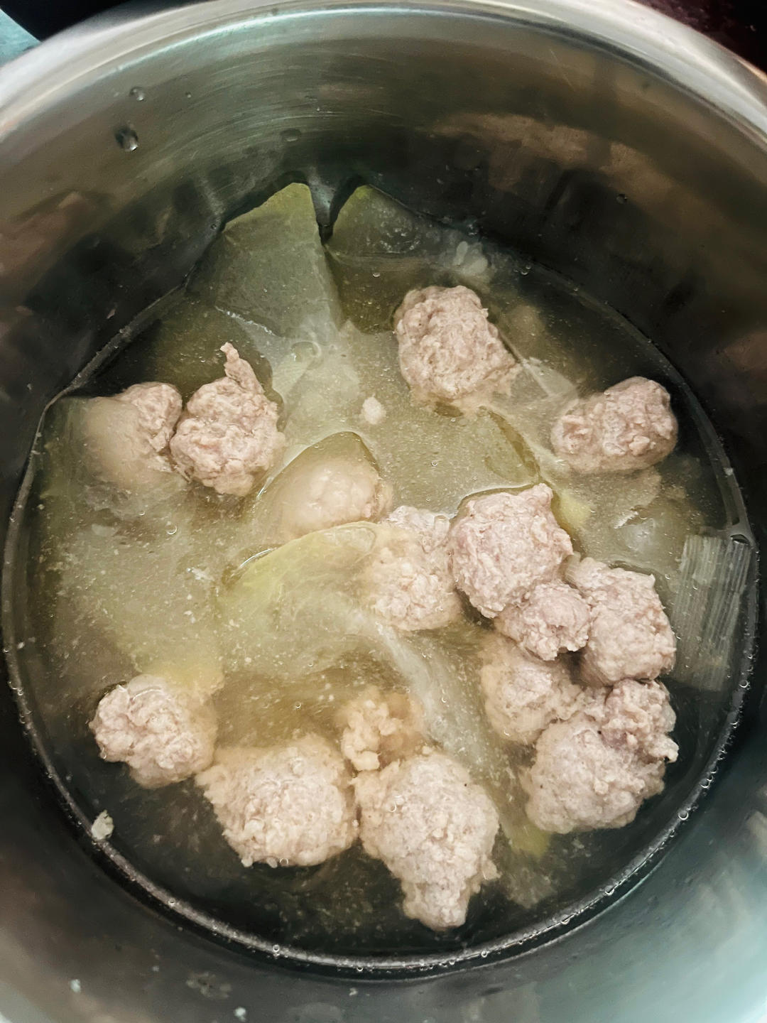 巨鲜美的冬瓜丸子汤