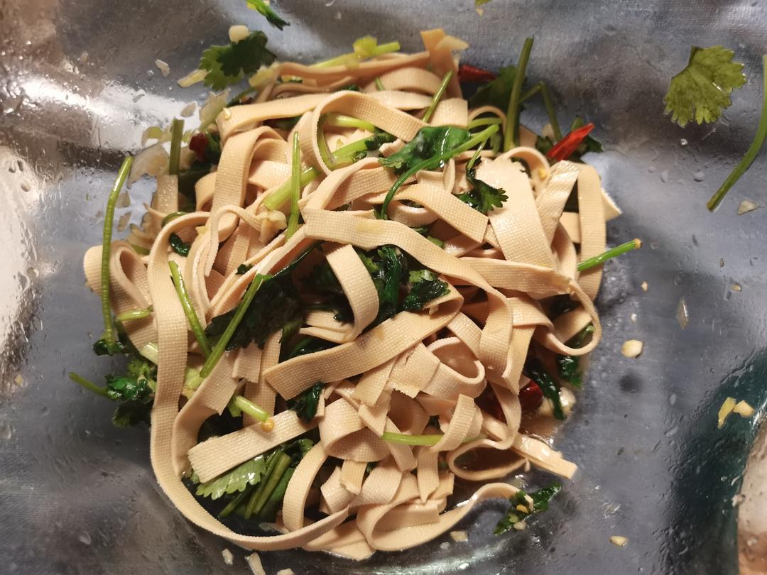 葱油干豆腐
