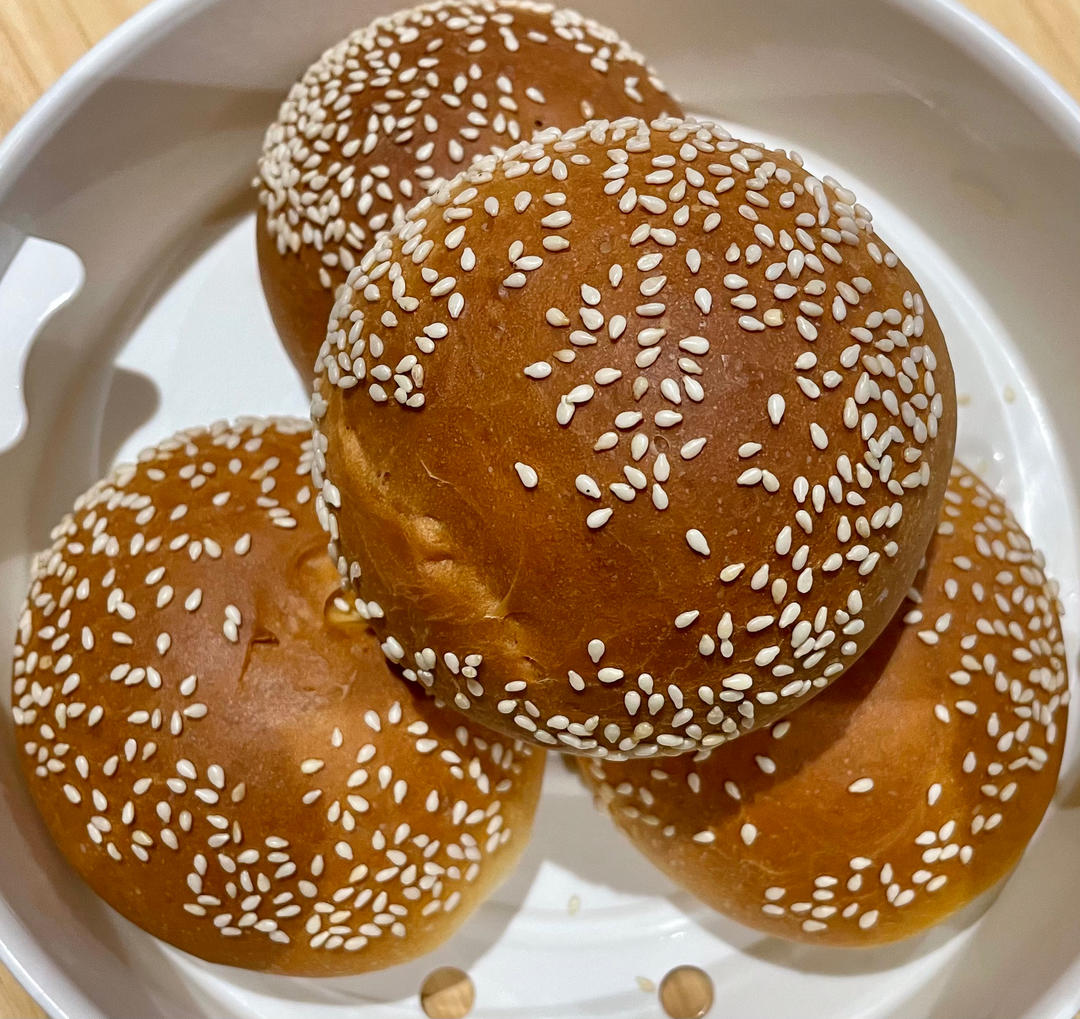 基础牛奶小餐包/汉堡胚/吐司（一次发酵，极简原料）