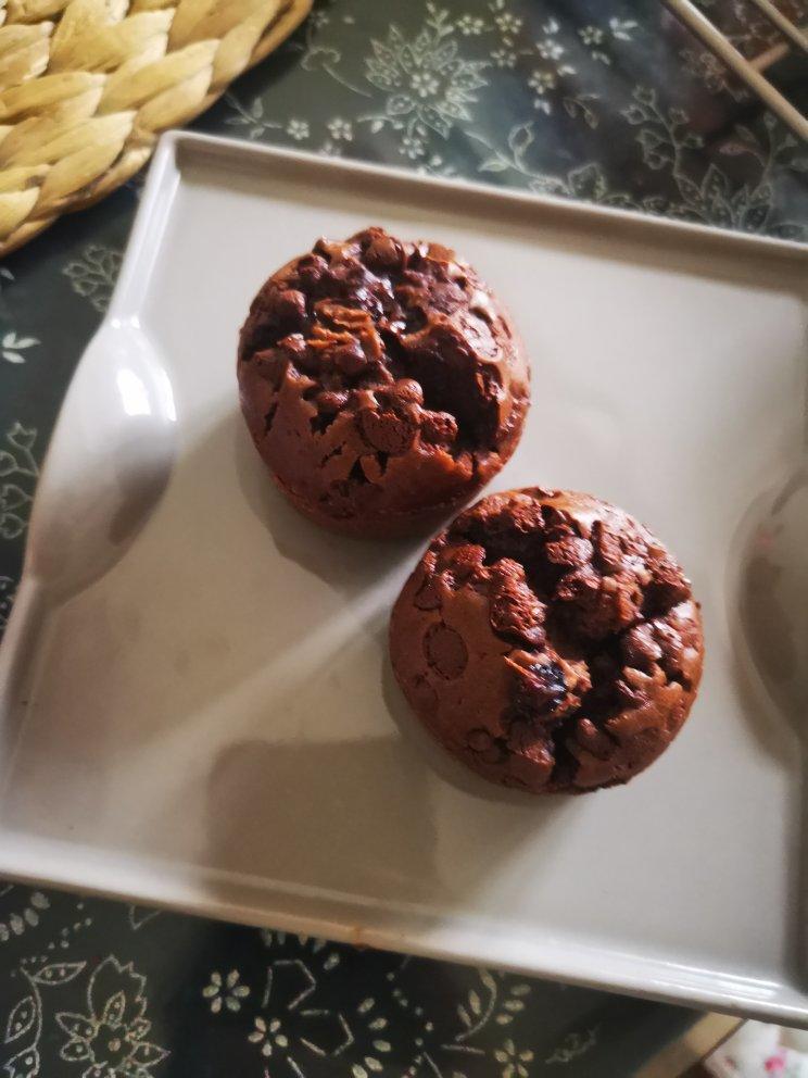 巨简单❗️超快速❗️巧克力玛芬蛋糕❗️好吃哭了