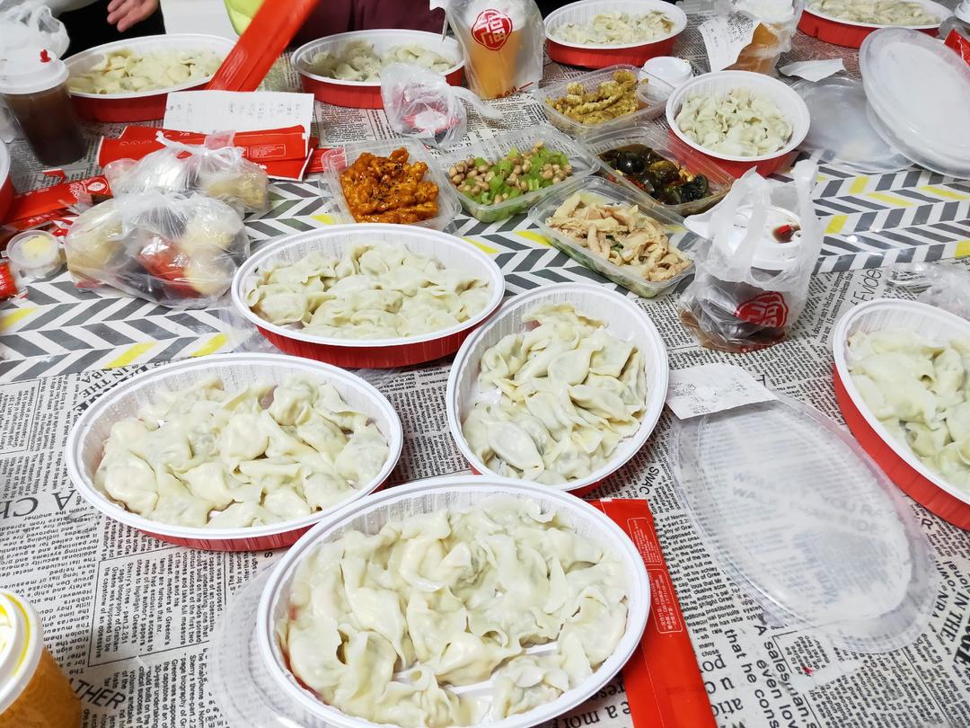 韭菜鸡蛋虾仁水饺