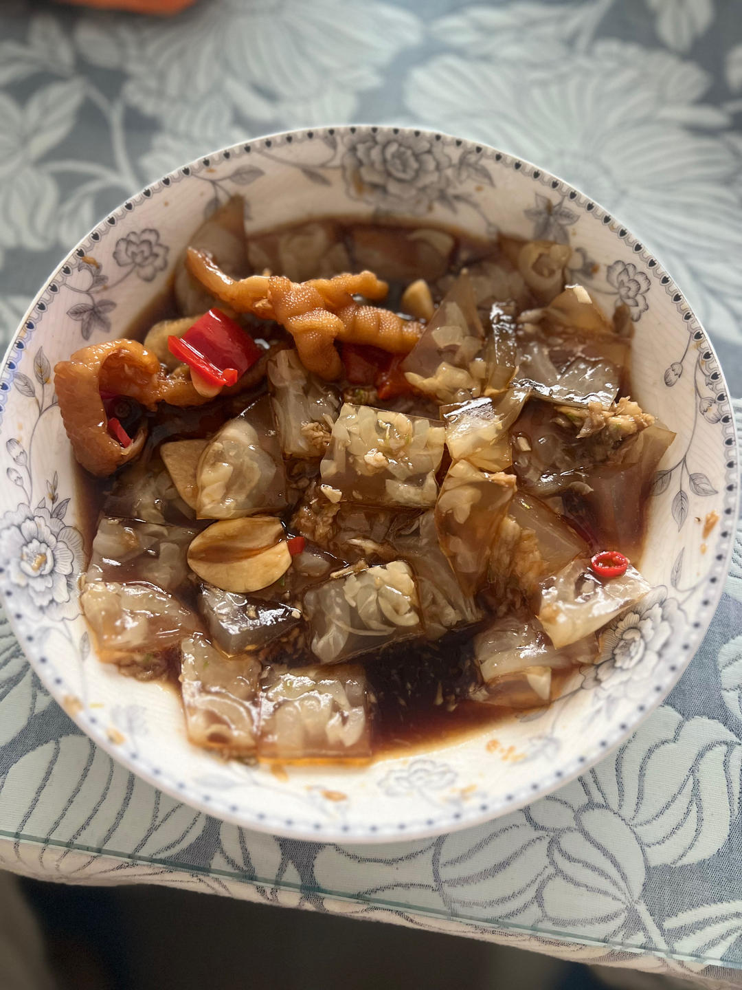 水晶肉皮冻