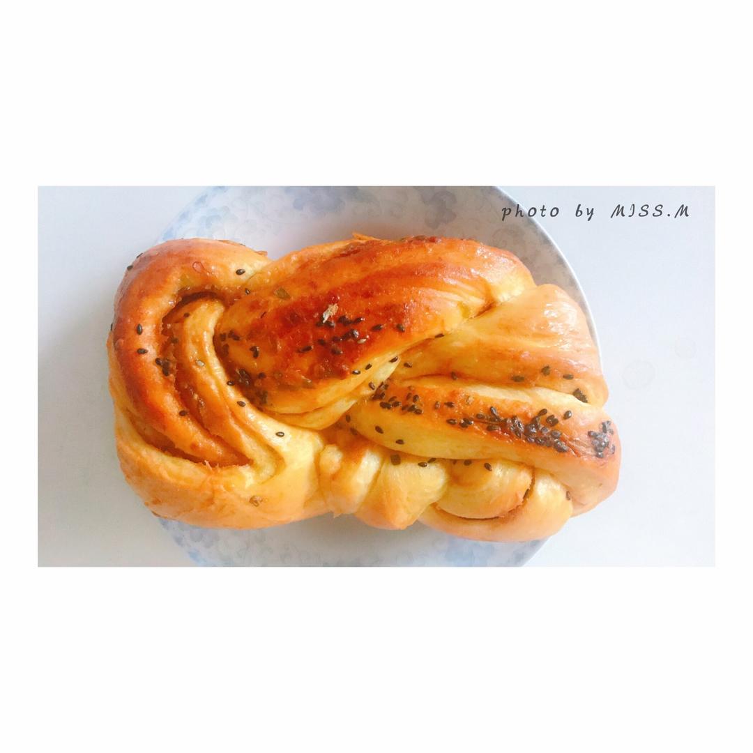 香葱肉松手撕吐司