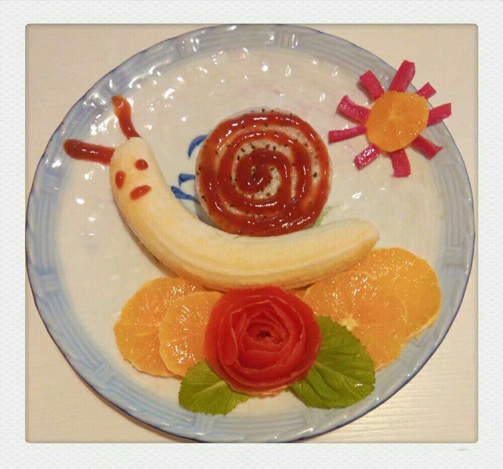 水果麦片蜗牛摆盘的全部作品