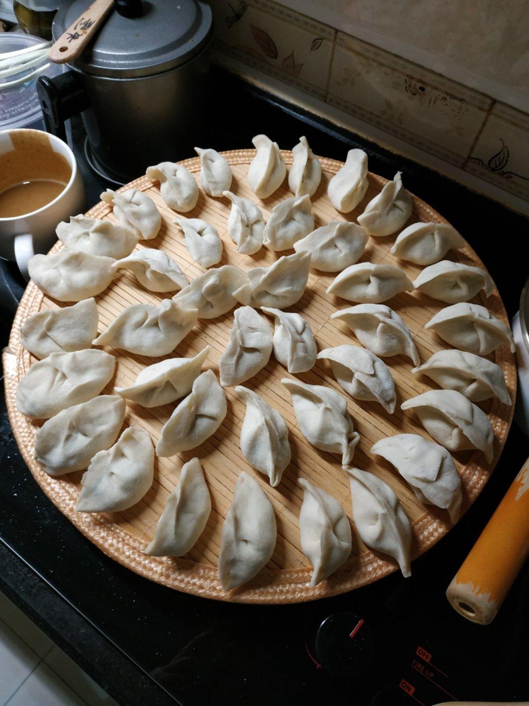 饺子的包法￣ω￣菜鸟一秒钟学会