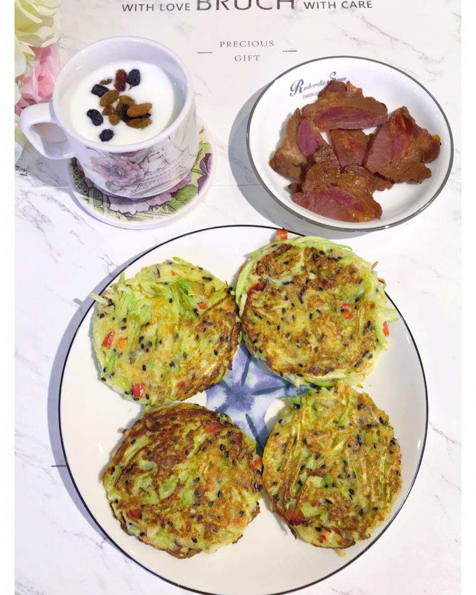 西葫芦鸡蛋饼