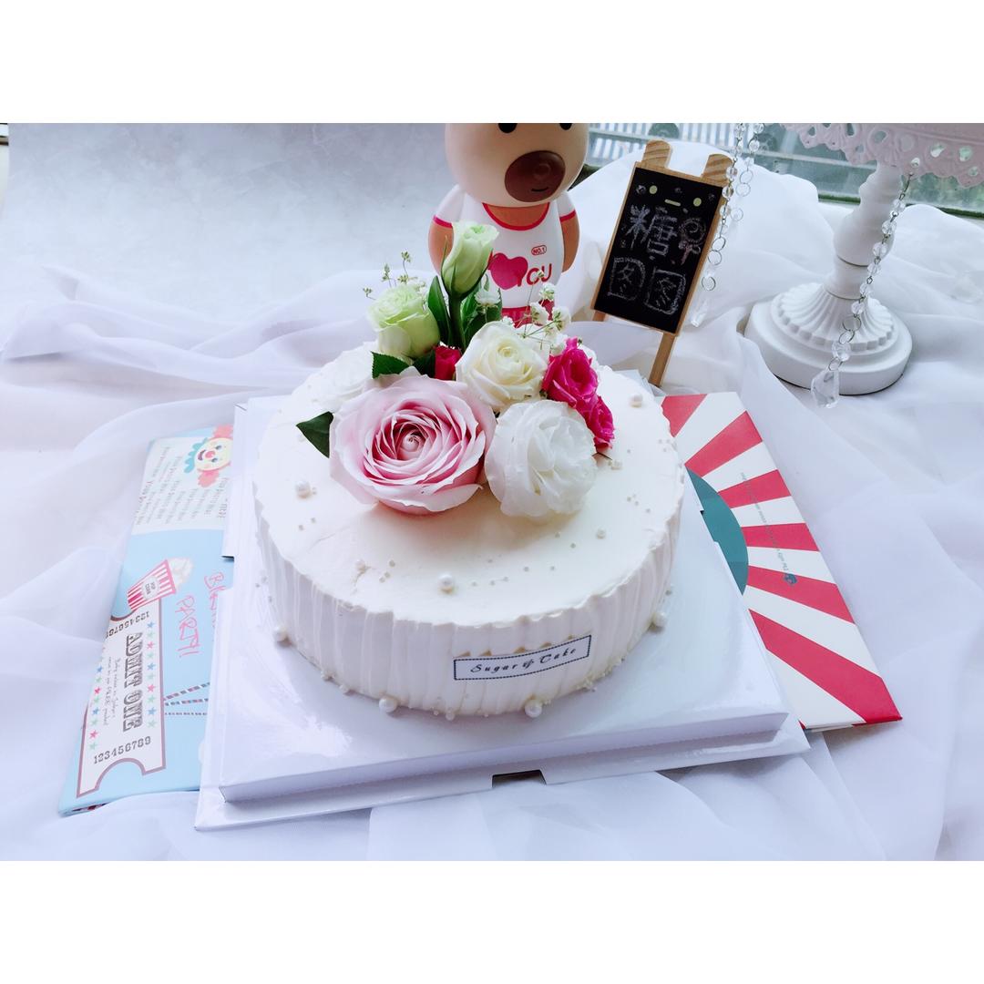 鲜花蛋糕