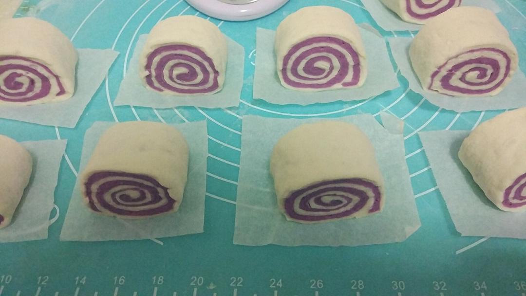 紫薯玫瑰花馒头