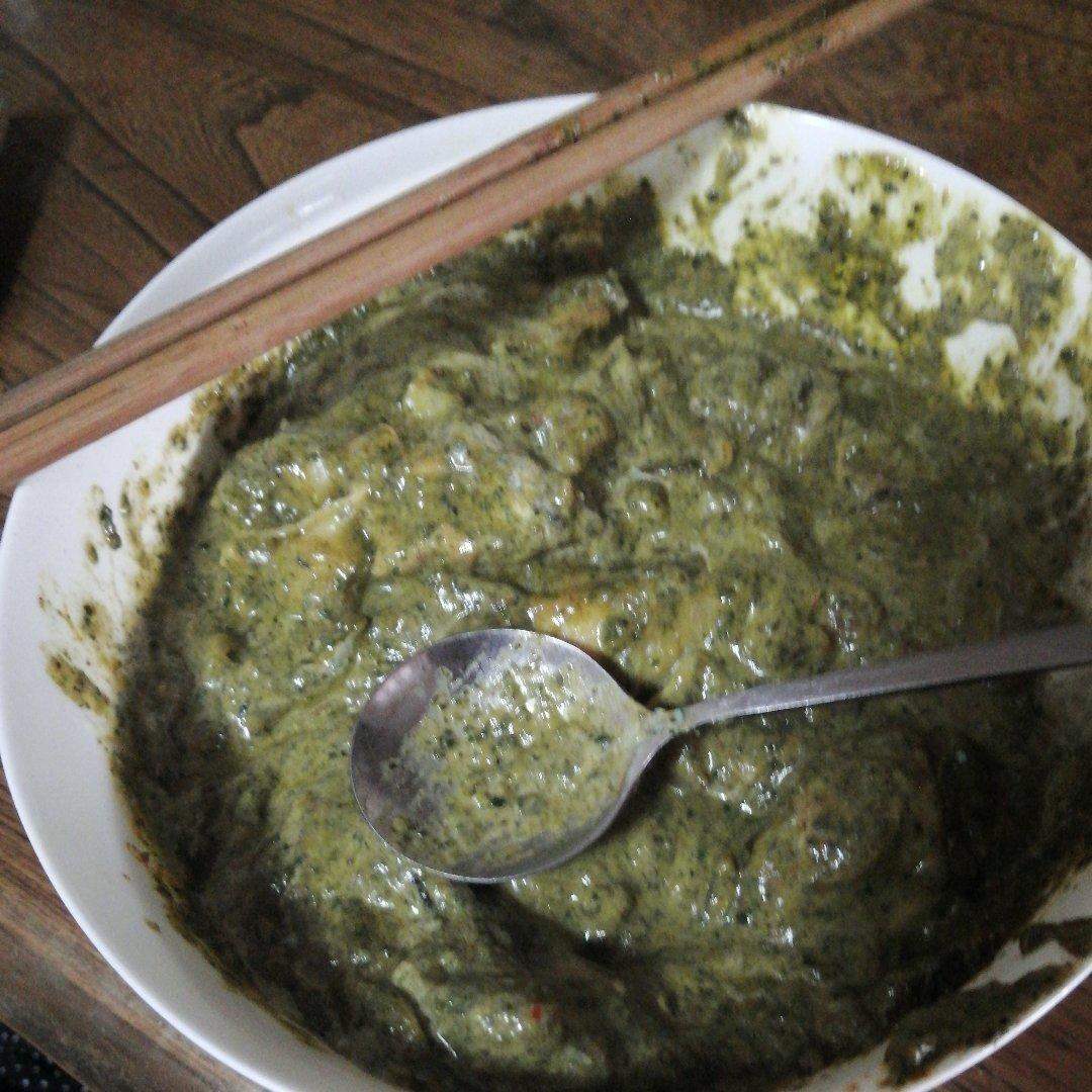 印度菠菜咖喱鸡 Saag chicken / Palak chicken