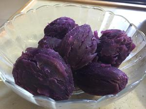 Q弹水晶紫薯汤圆的做法 步骤1