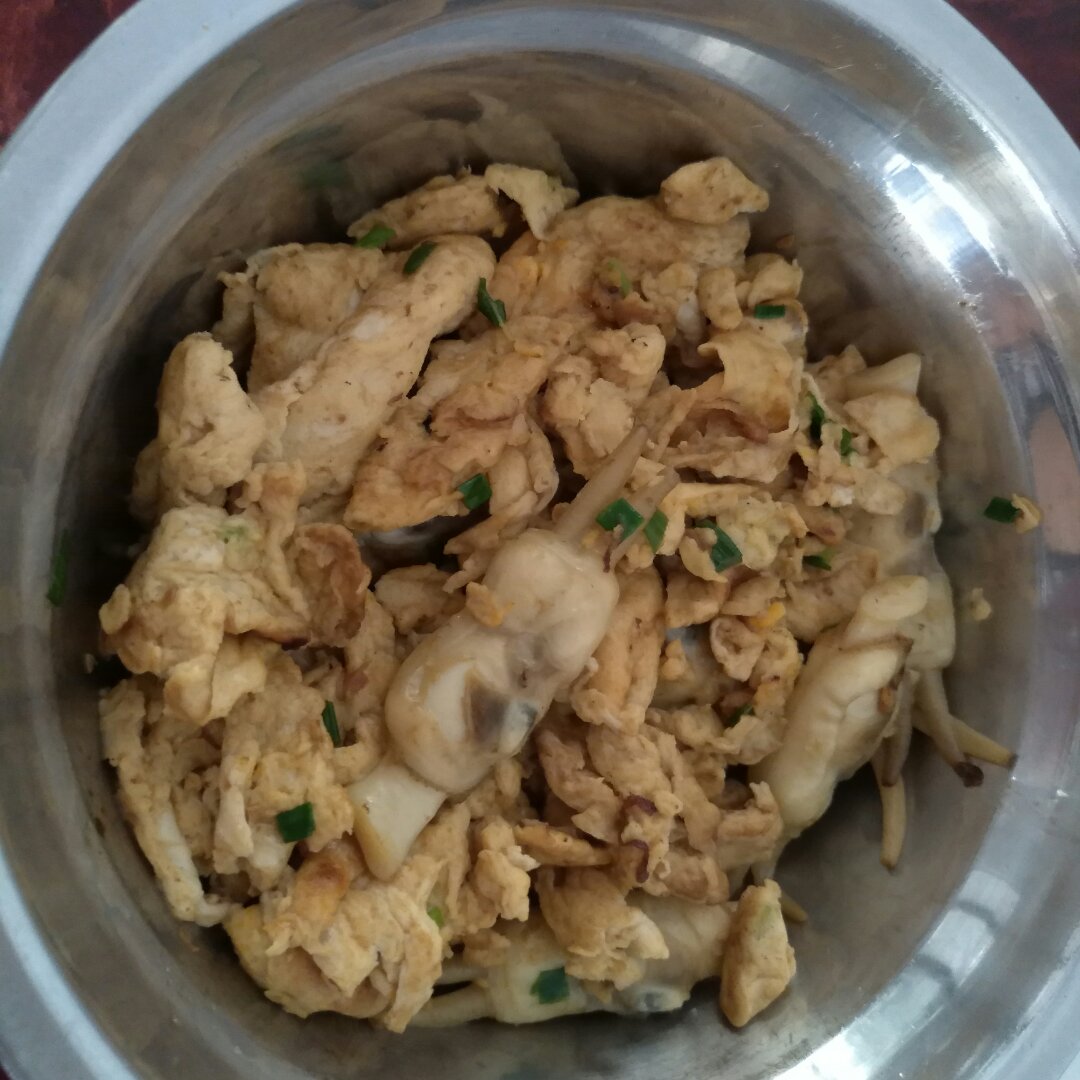 蛏子炒蛋
