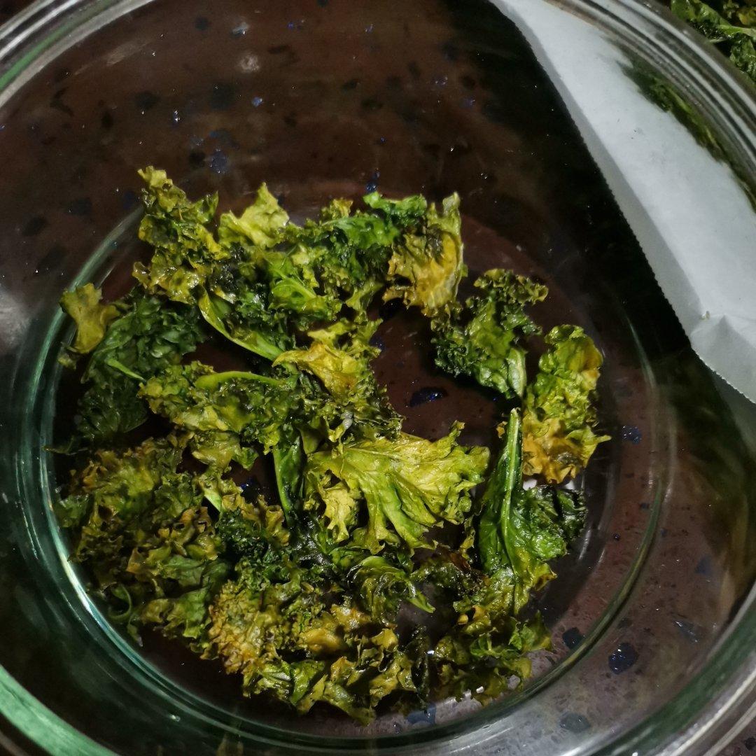 海盐芝麻味羽衣甘蓝脆片！从此和海苔薯片saybyebye！