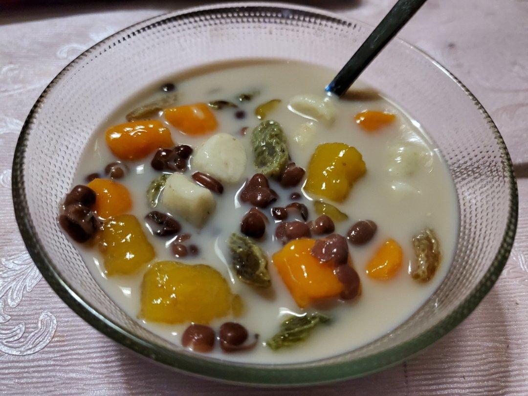 芋圆红豆汤
