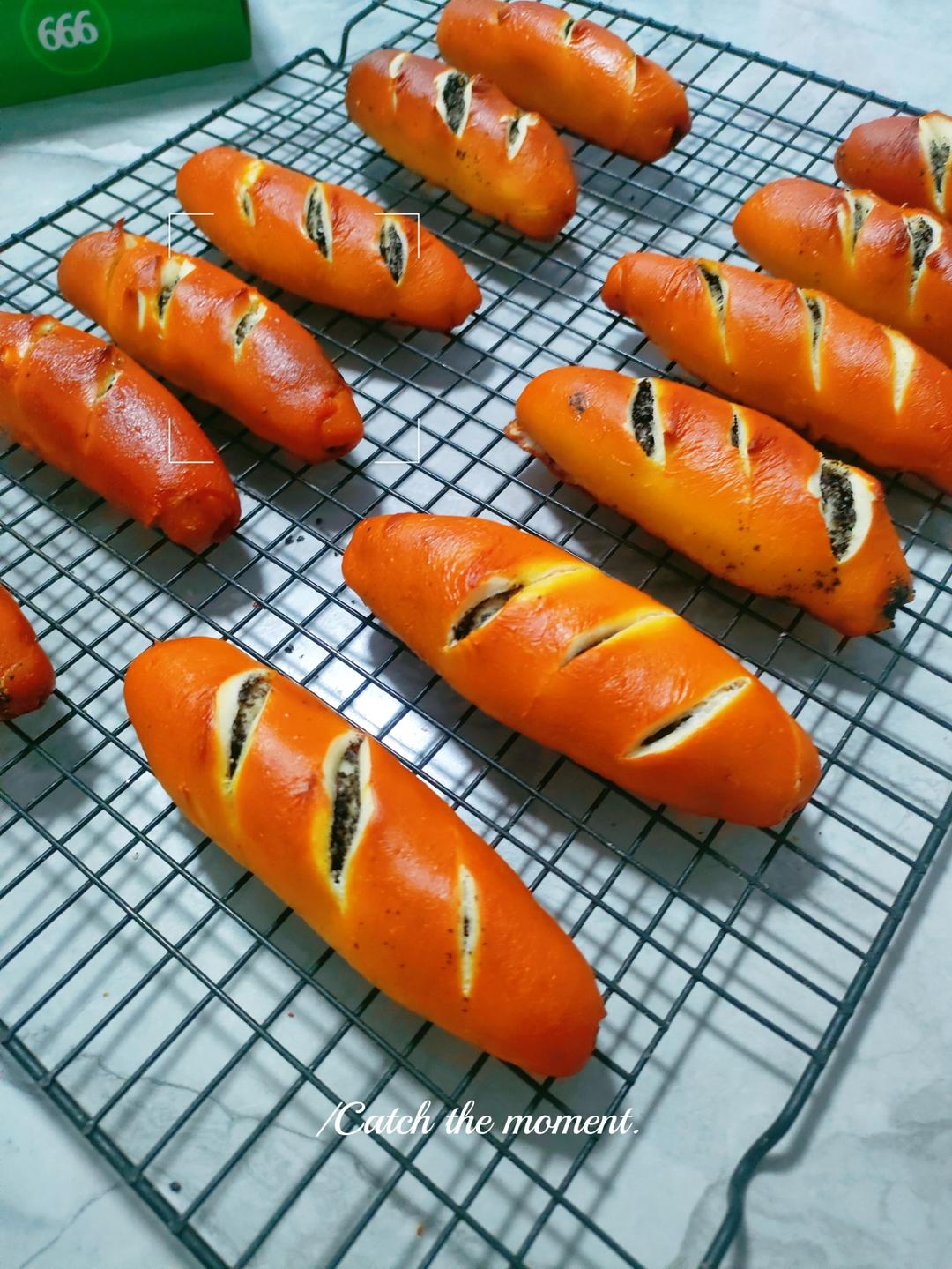 黑芝麻核桃碱水包