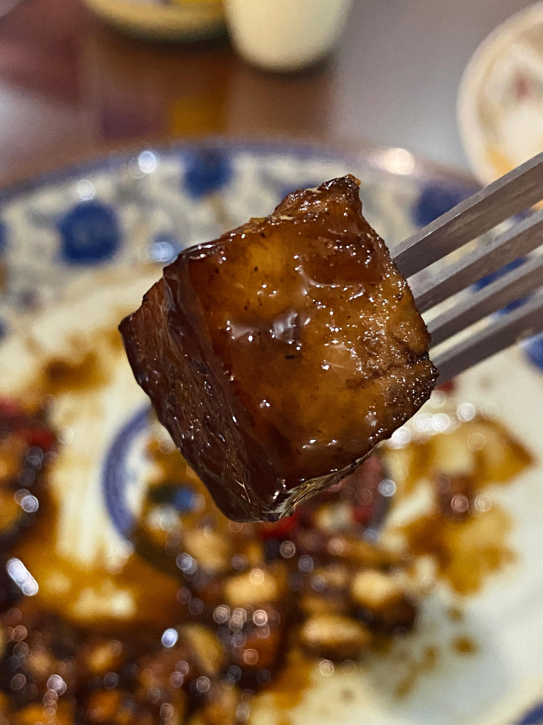 蒜香黑椒牛肉粒