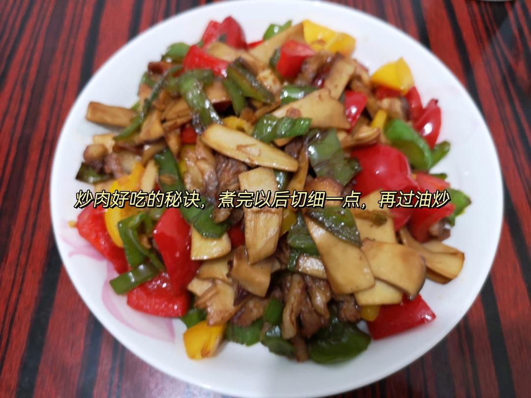 杏鲍菇炒肉